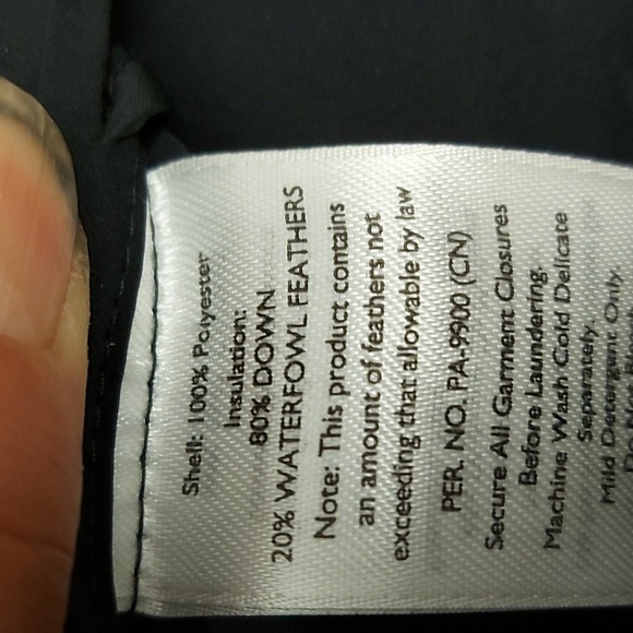 Eddie Bauer Men's Dark Blue Down Puffer Jacket - Picture 8 of 12